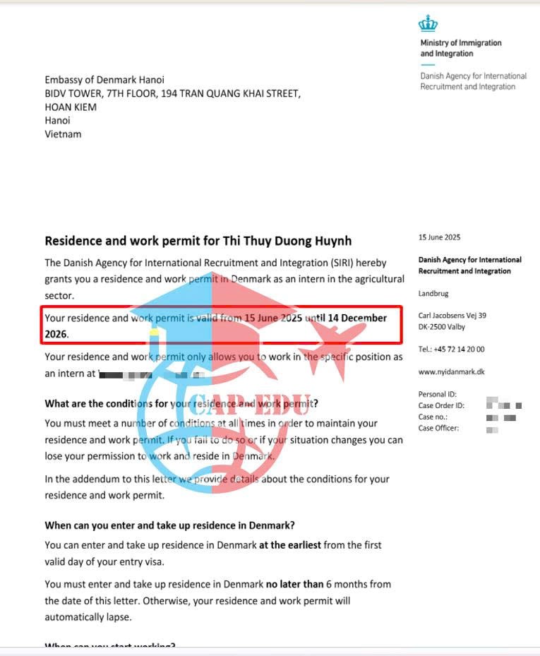 Xuất cảnh 30.06.2025 HCM-Đan Mạch (Huỳnh Thị Thuỳ Dương)